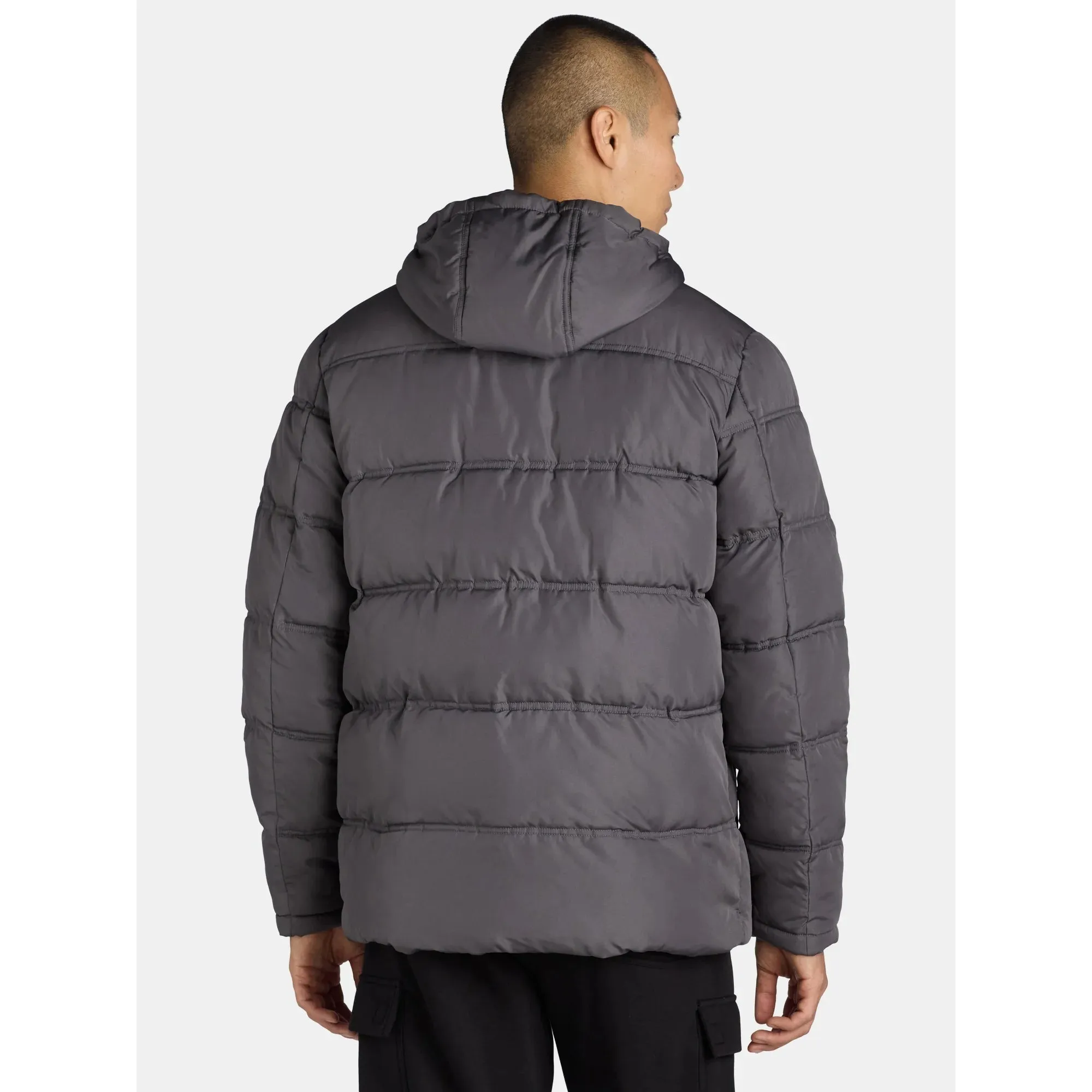 4 Pocket Quilted Heavy Puffer Gravel