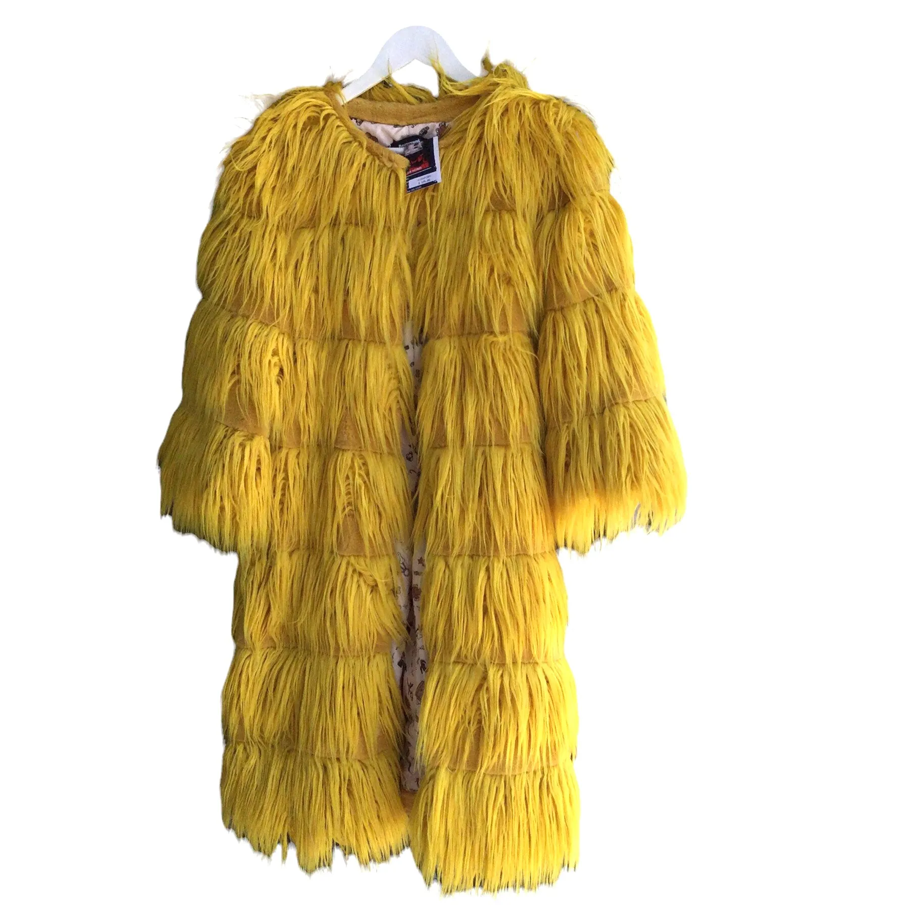 BACK IN STOCK!! Big Bird Faux Fur Coat