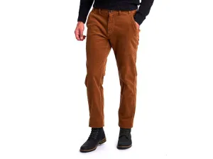 Barbour Nueston Stretch Corduroy Trousers In Dark Honey