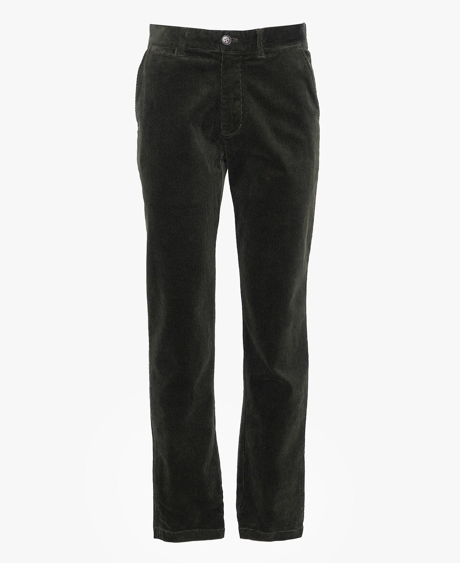 Barbour Stretch Corduroy Tailored Trousers In Forest