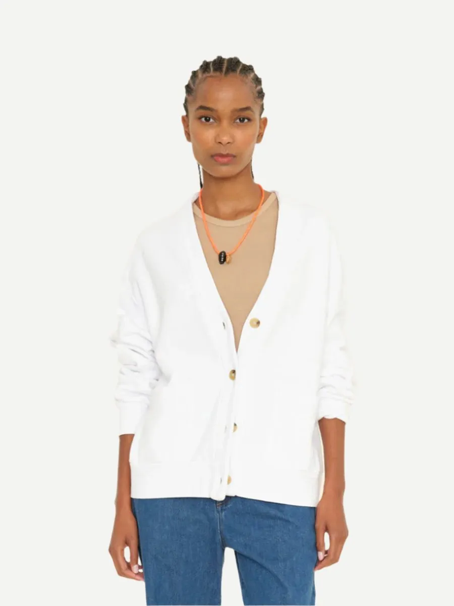 Benny Cardigan in White