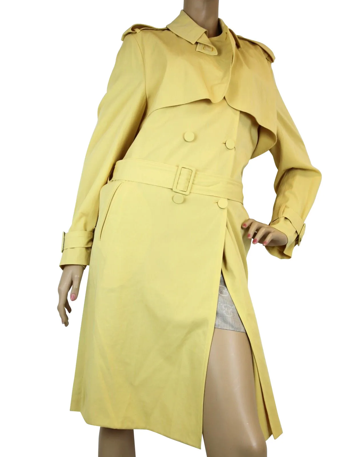 Bottega Veneta Women's  Virgin Wool Trench Coat Jacket