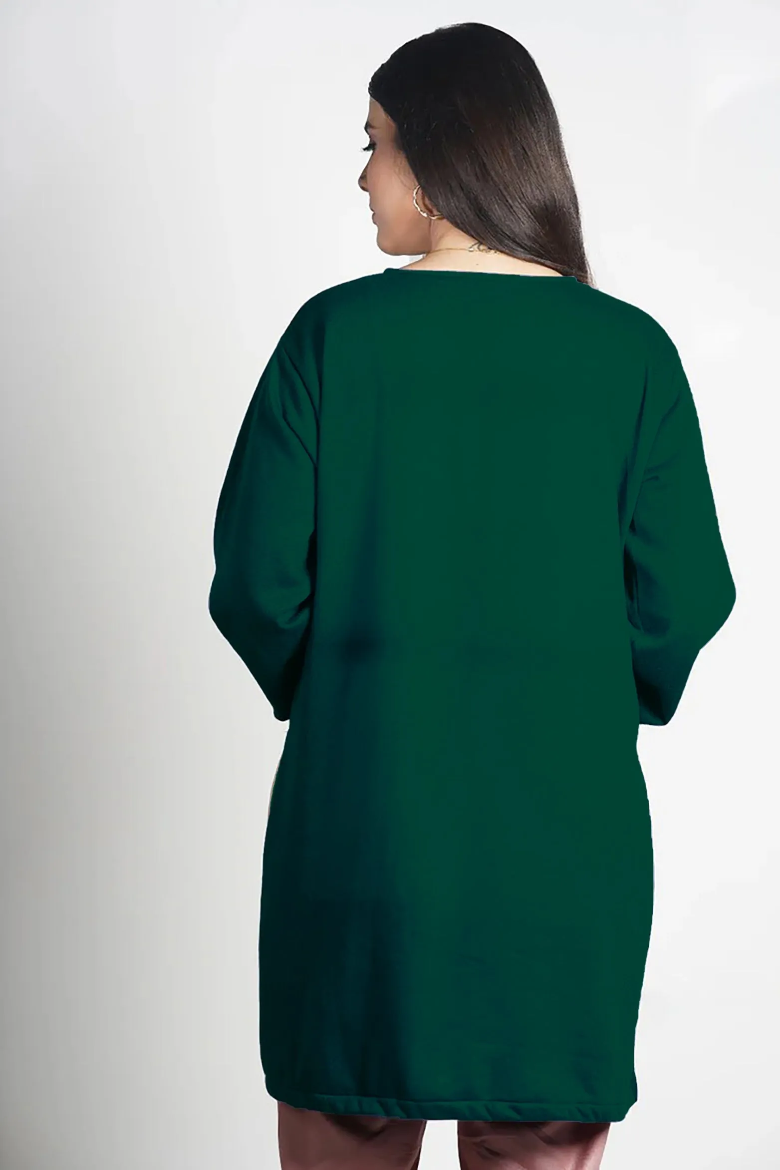 BottleGreen Longline Shrug - Solid