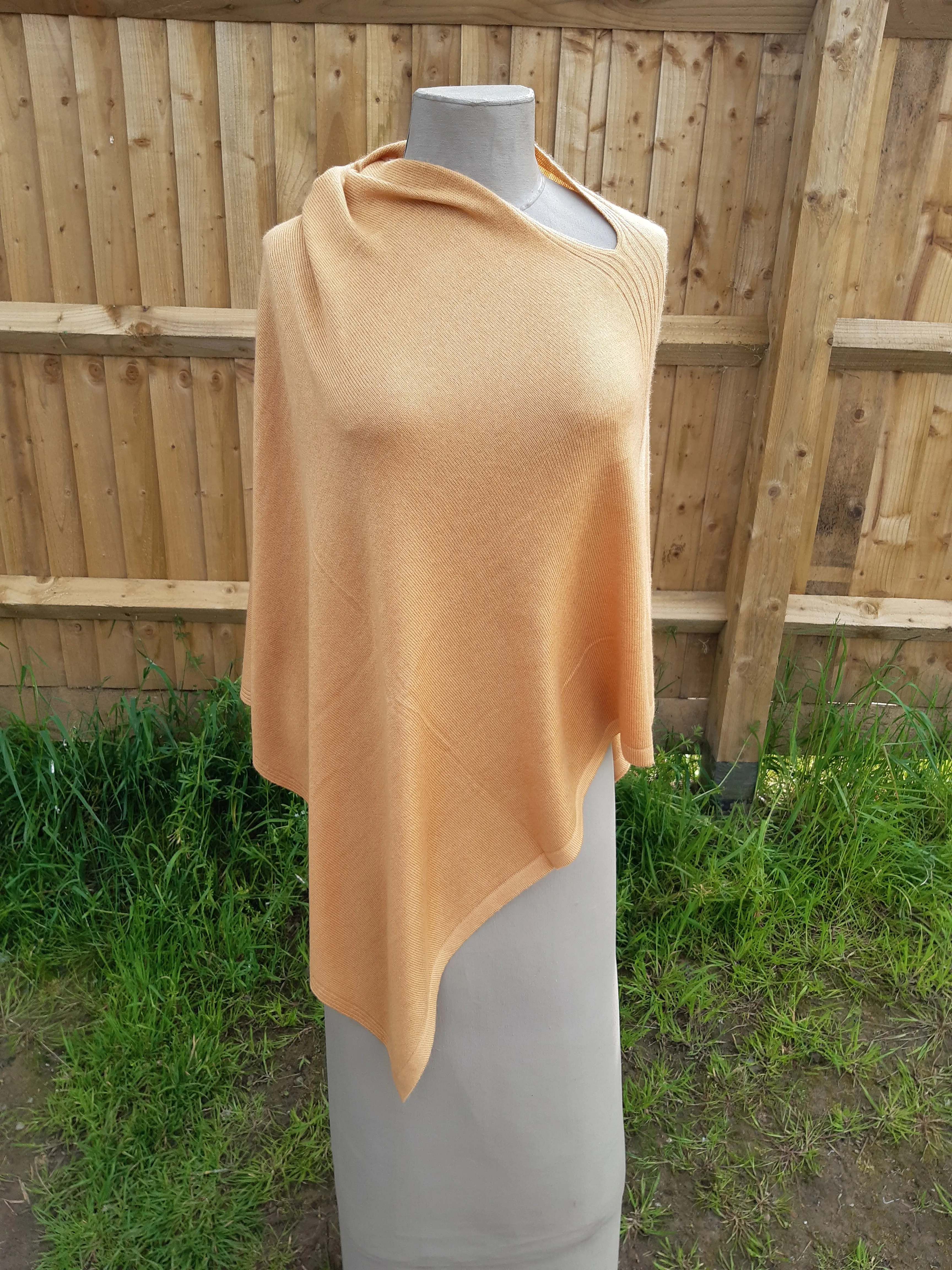 BRIANA - Softer than cashmere 'Feel' Wool Blend Poncho Handmade in Nepal