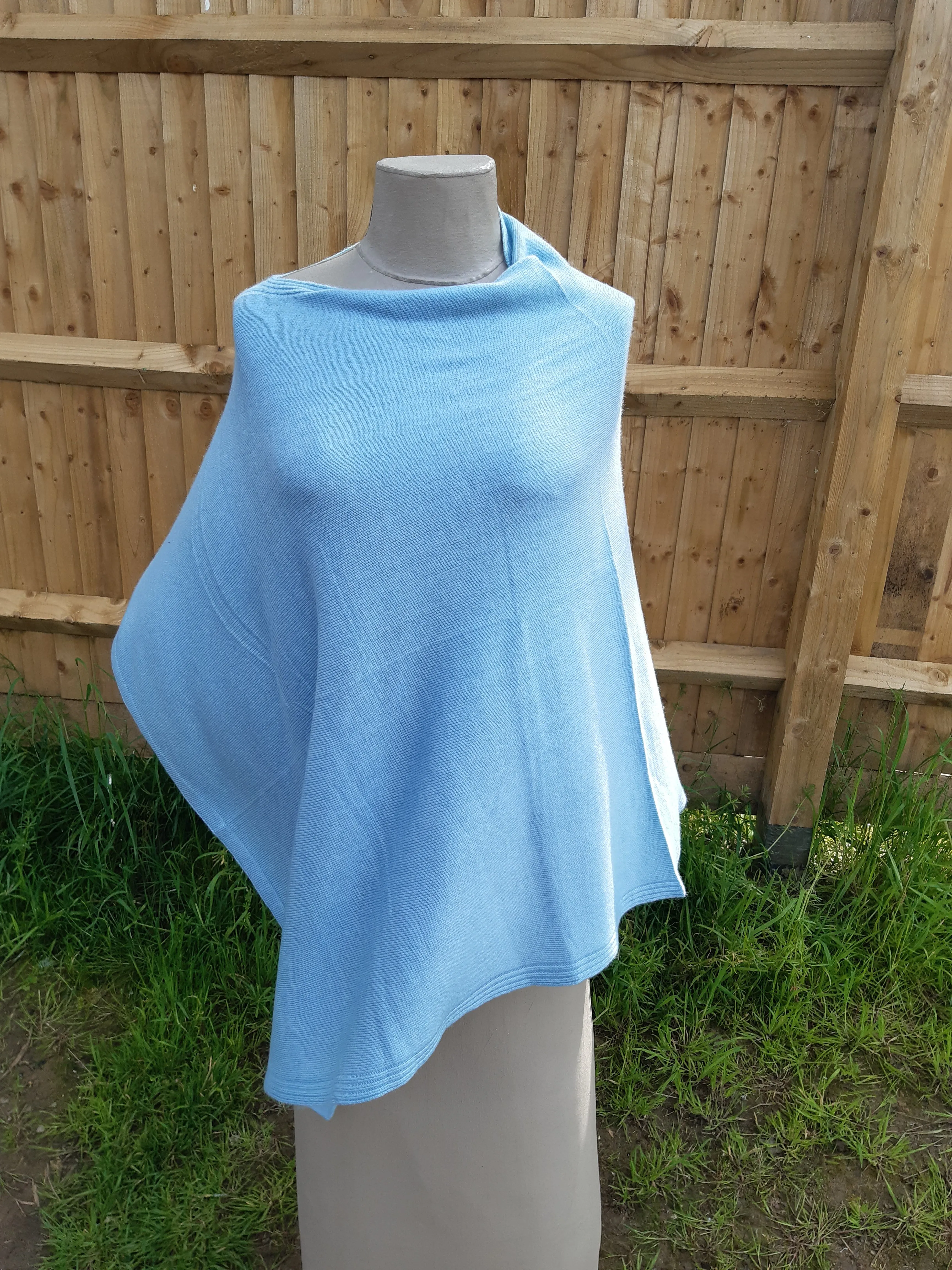 BRIANA - Softer than cashmere 'Feel' Wool Blend Poncho Handmade in Nepal