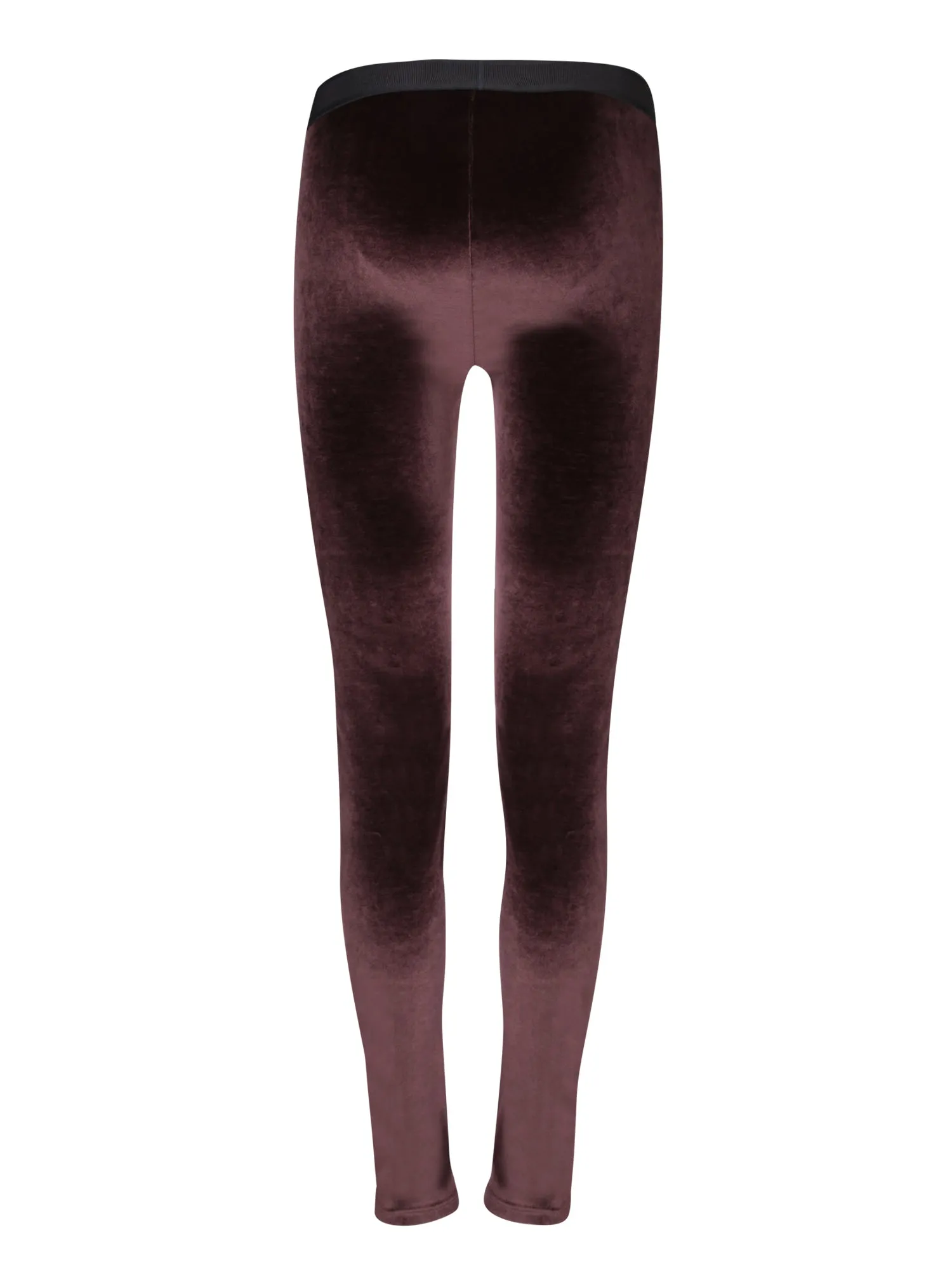 Brown Velvet Leggings