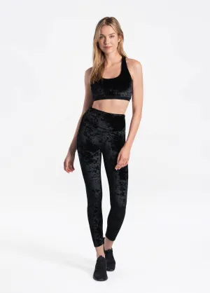 Burst Velvet Ankle Leggings