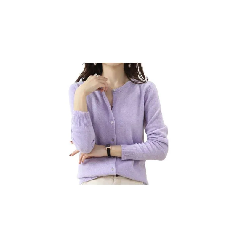 Button-Up Cardigan Women