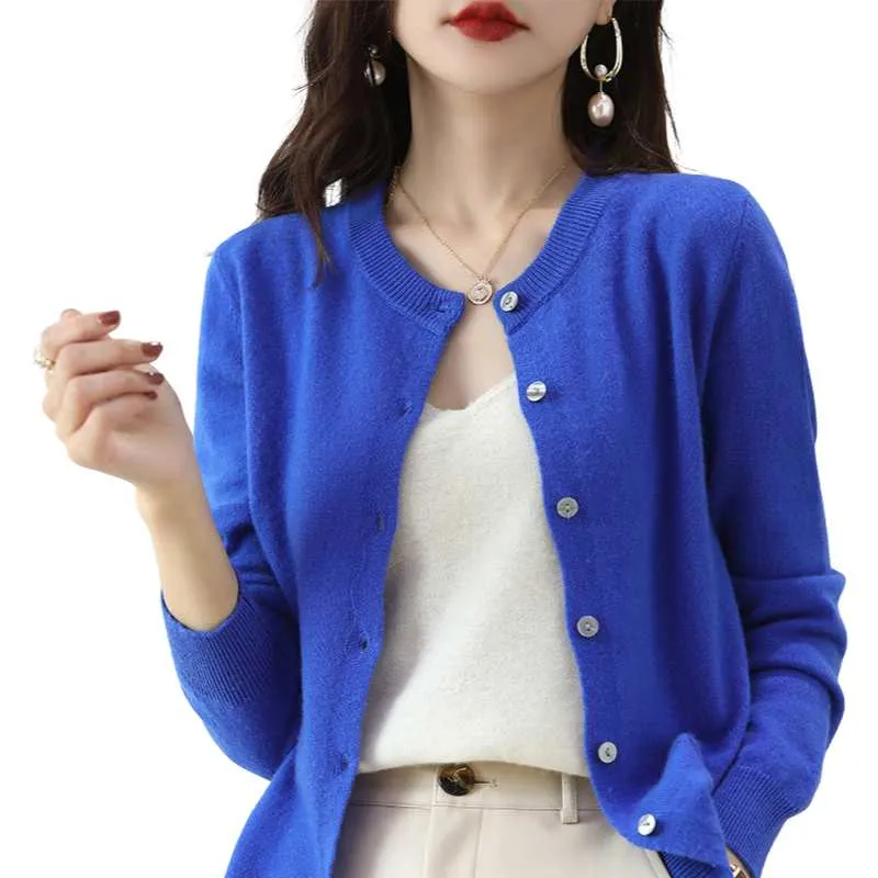 Button-Up Cardigan Women