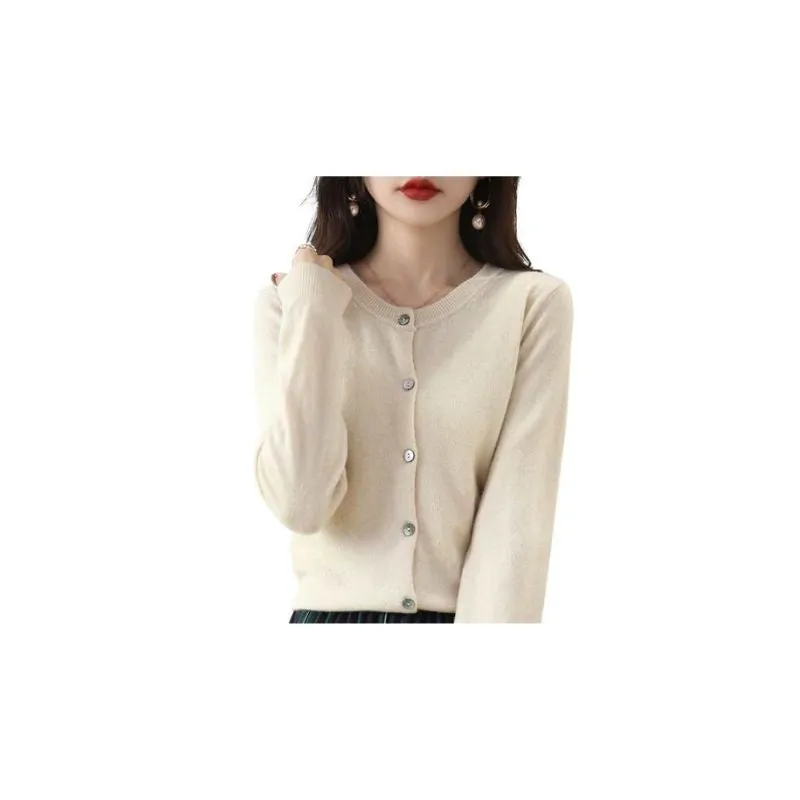 Button-Up Cardigan Women