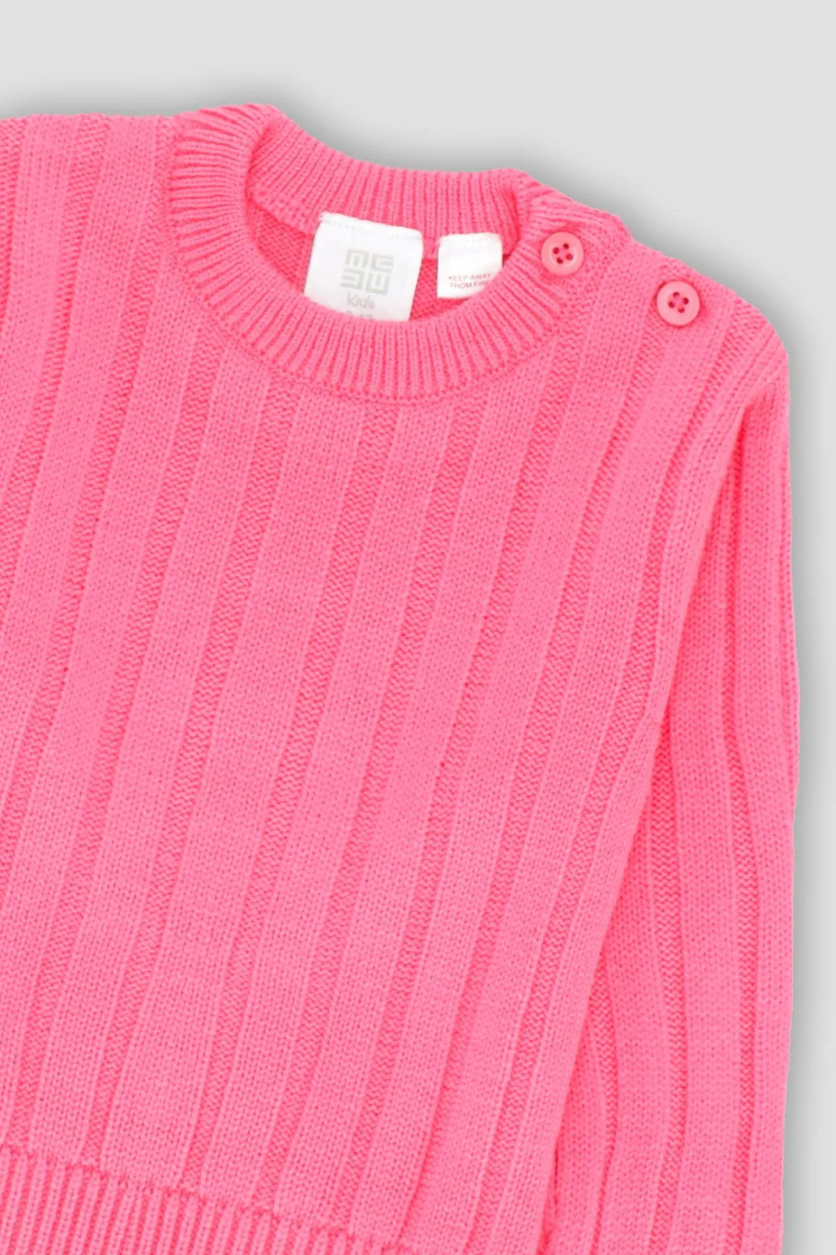 Cable Knit Sweater For Baby Girl -