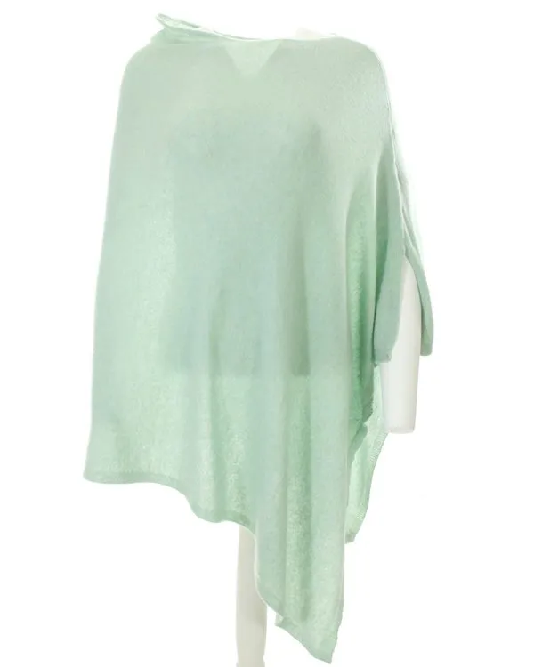 Cashmere Blend Classic Poncho - Various Colours