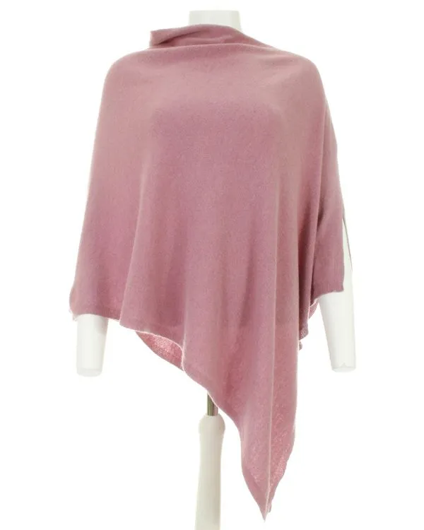 Cashmere Blend Classic Poncho - Various Colours