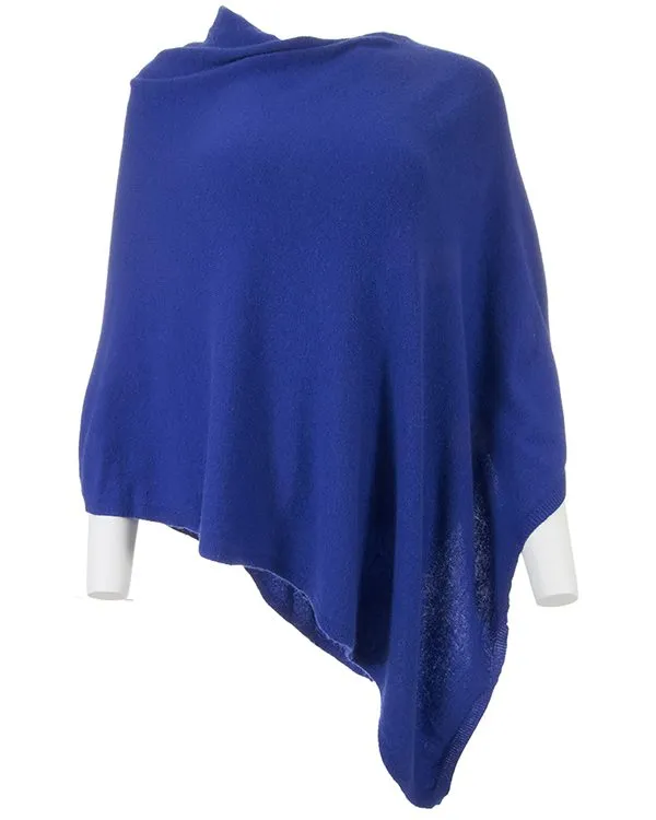 Cashmere Blend Classic Poncho - Various Colours