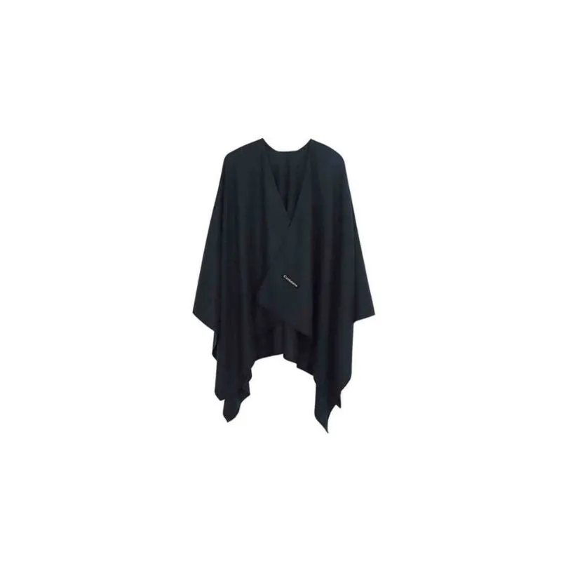 Cashmere Poncho Cloak Shawl Solid Colors