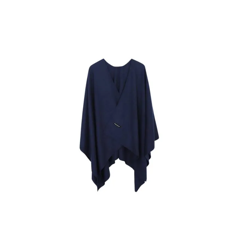 Cashmere Poncho Cloak Shawl Solid Colors