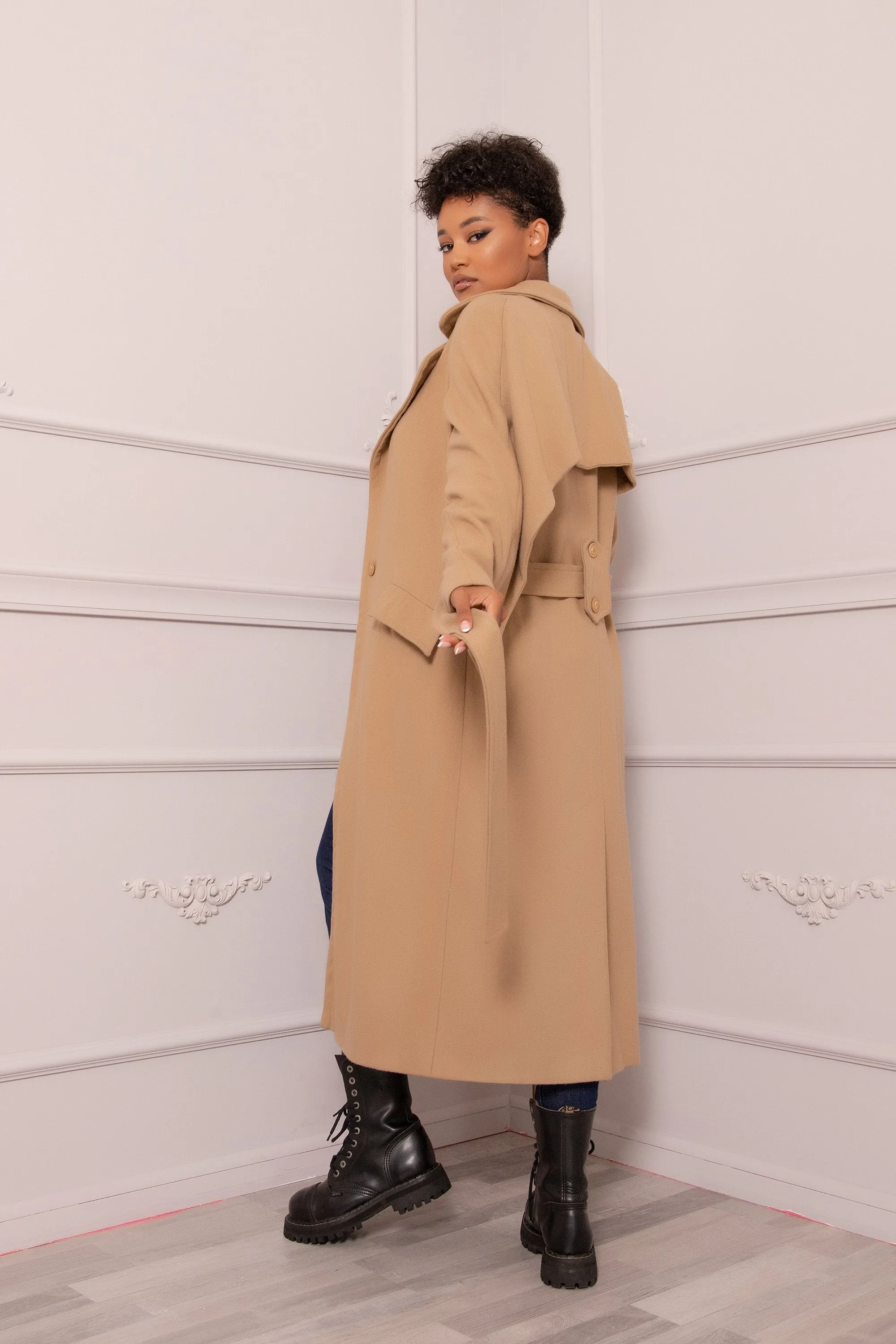 Cashmere Trench Coat