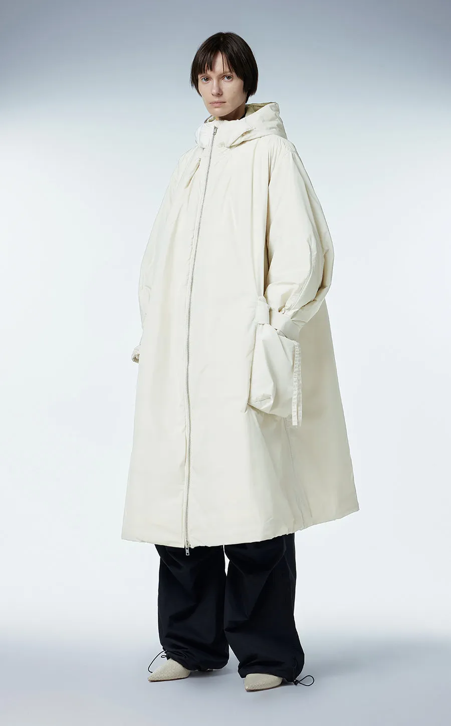 Coat / JNBY Hooded Cargo Down Coat