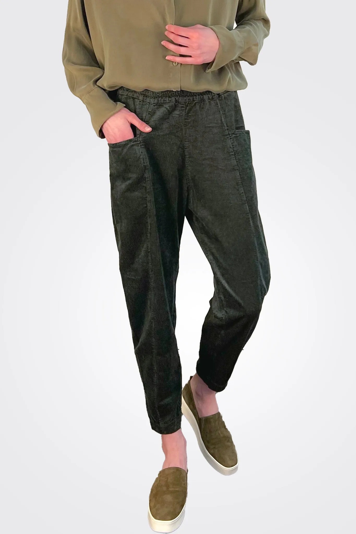 Corduroy Trousers - Forest