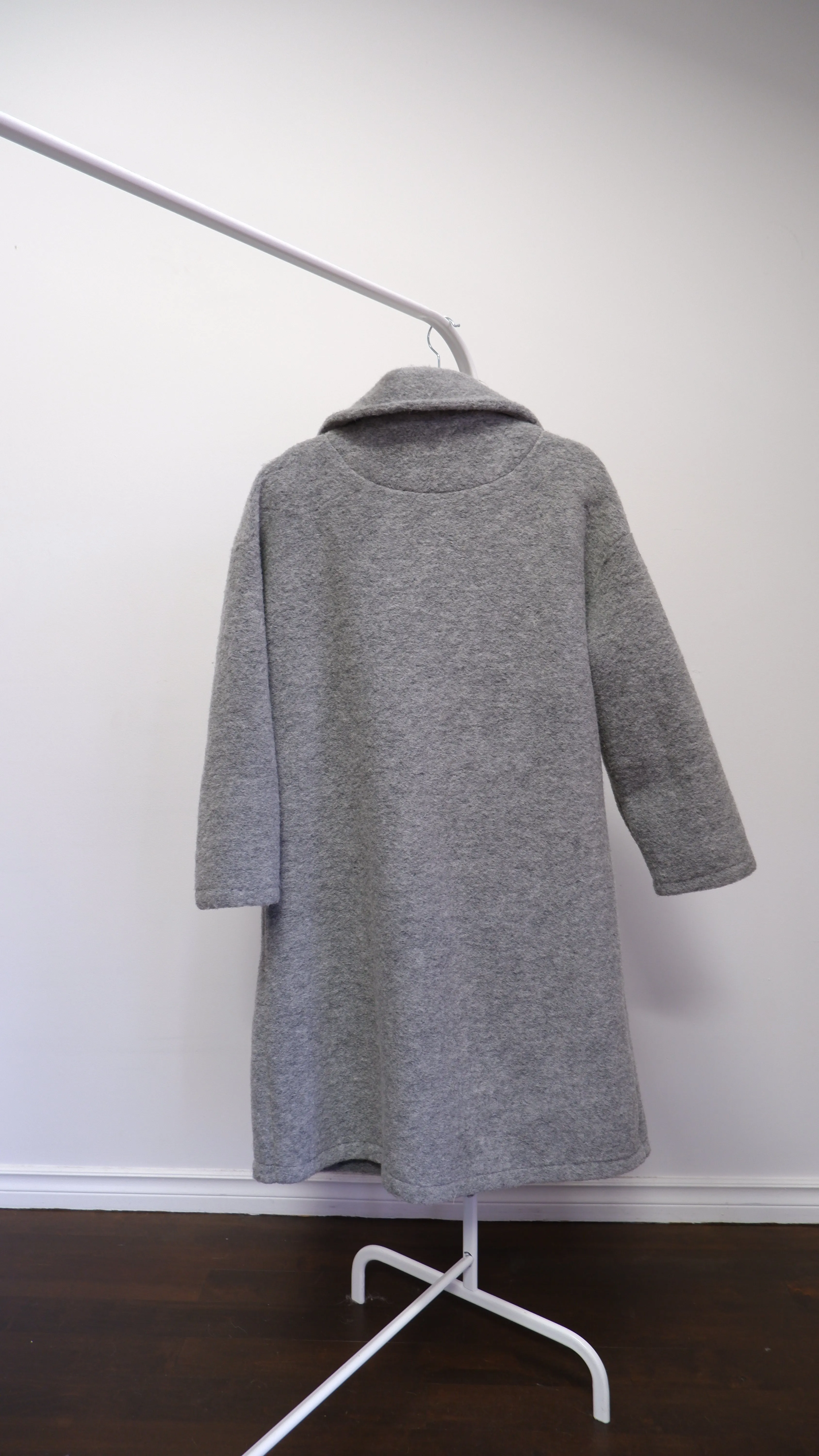 Cozy Charcoal Blanket Coat - M/L