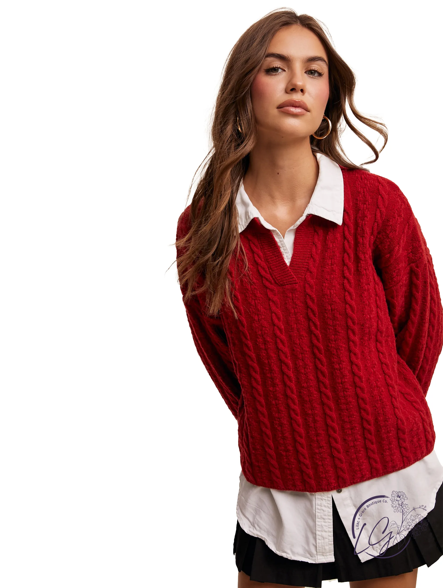 Crisp Air Knit Sweater