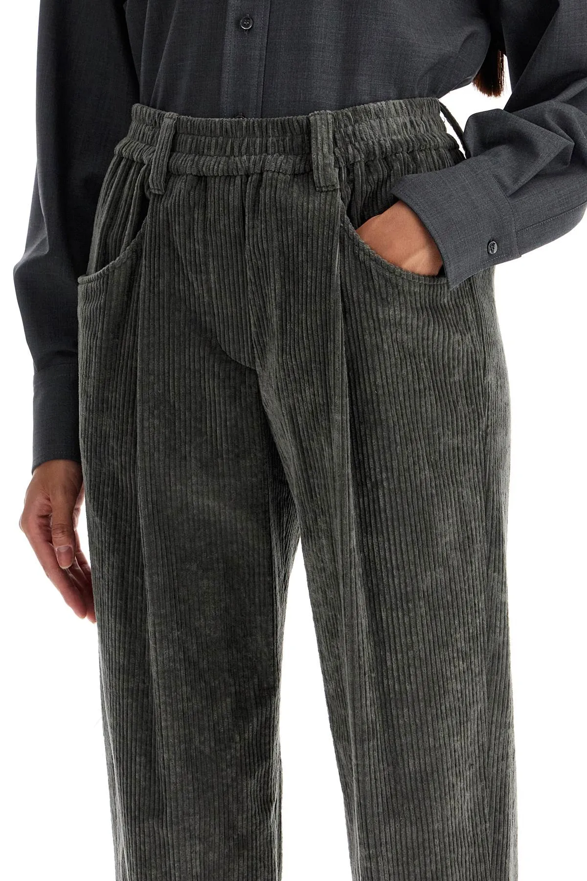 cropped corduroy pants