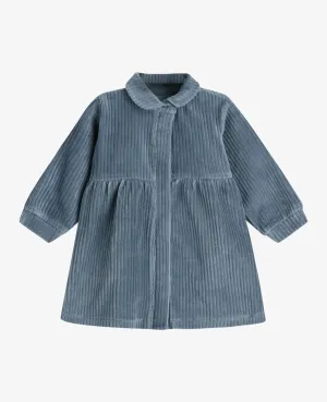 DAISYNNM CORDUROY BABY SHIRT DRESS