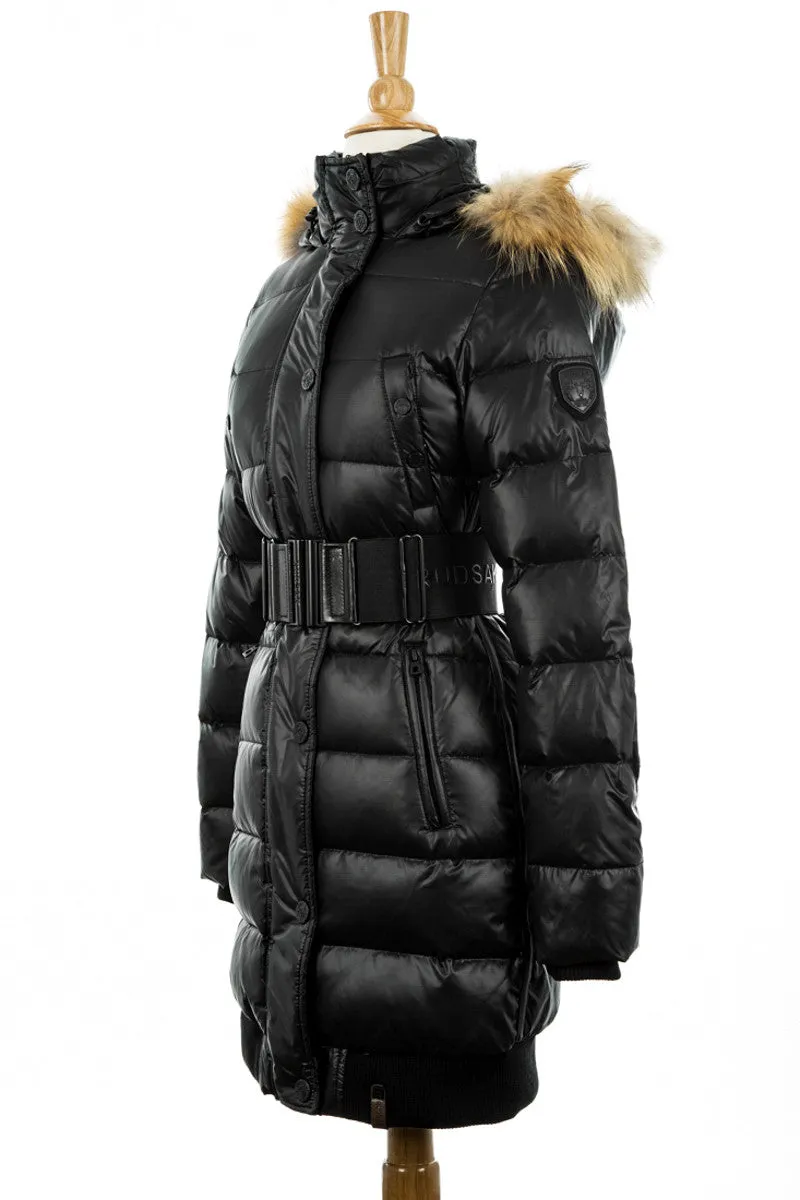 Diana Down Coat With Fur Trim