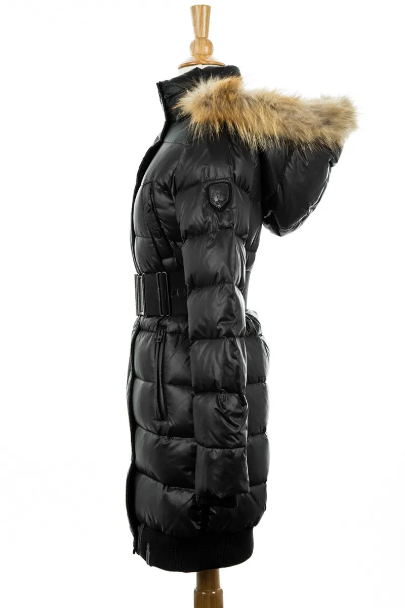 Diana Down Coat With Fur Trim