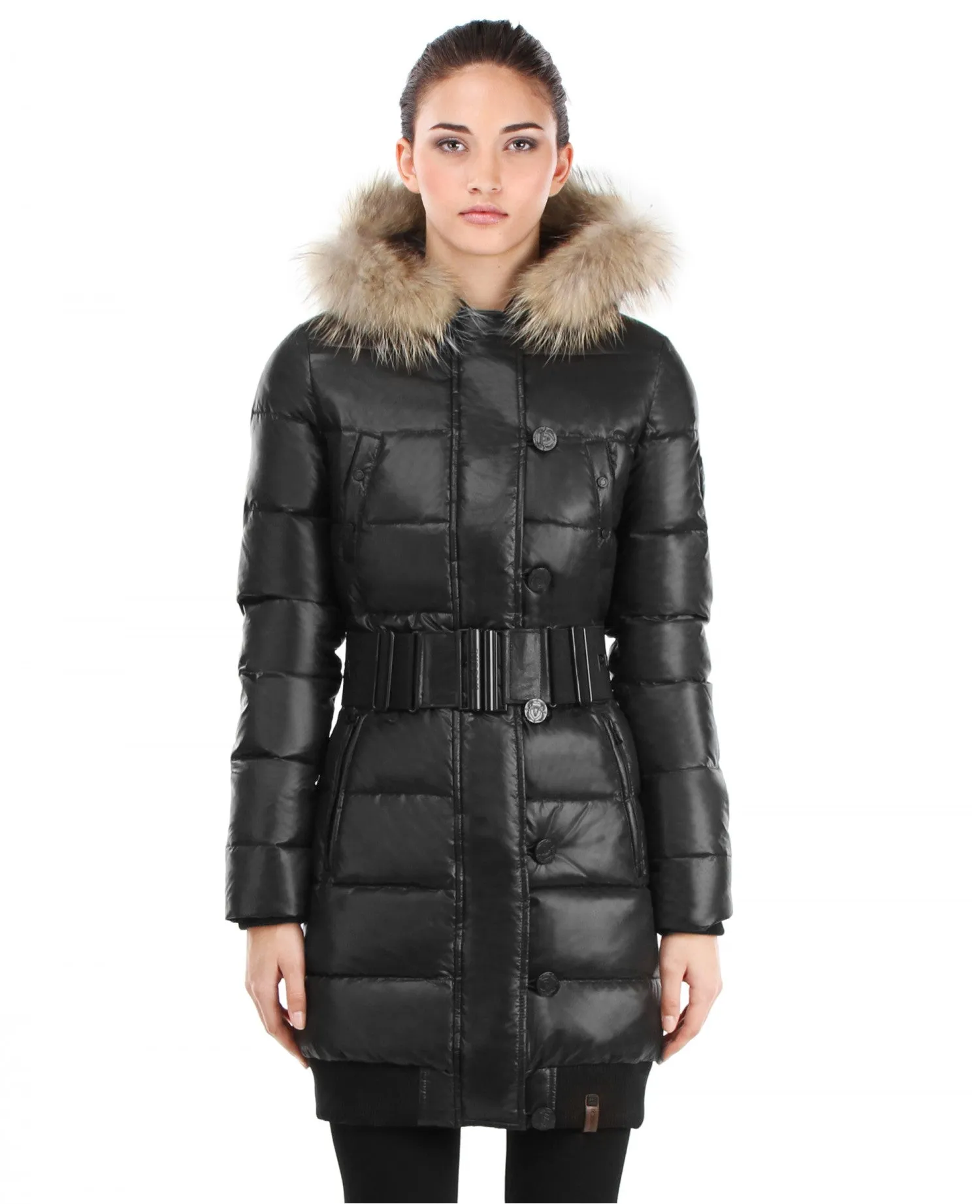 Diana Down Coat With Fur Trim