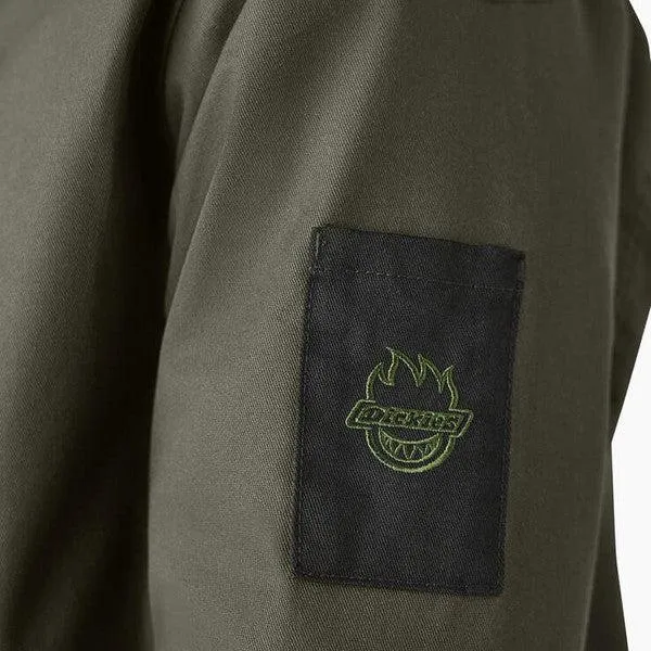 Dickies Skateboarding x Spitfire Wheels Jacket Olive Green