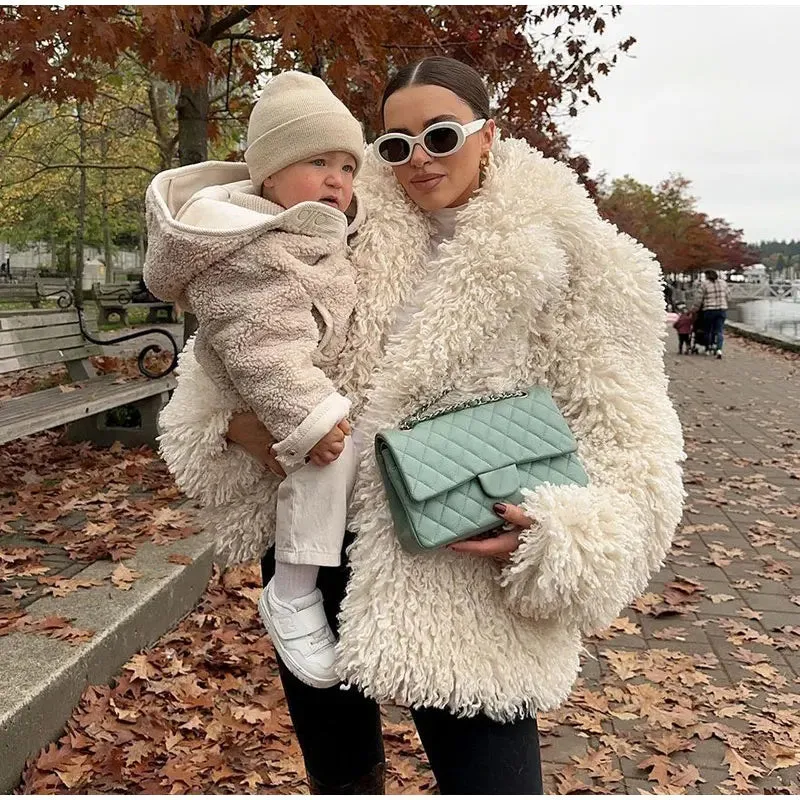 Faux Fur Stylish Fringe Coat