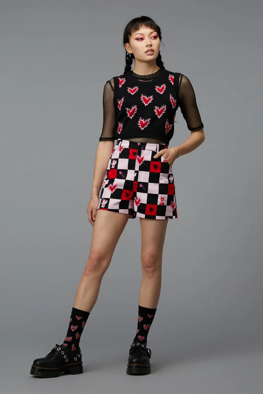 Flamin Hearts Vest