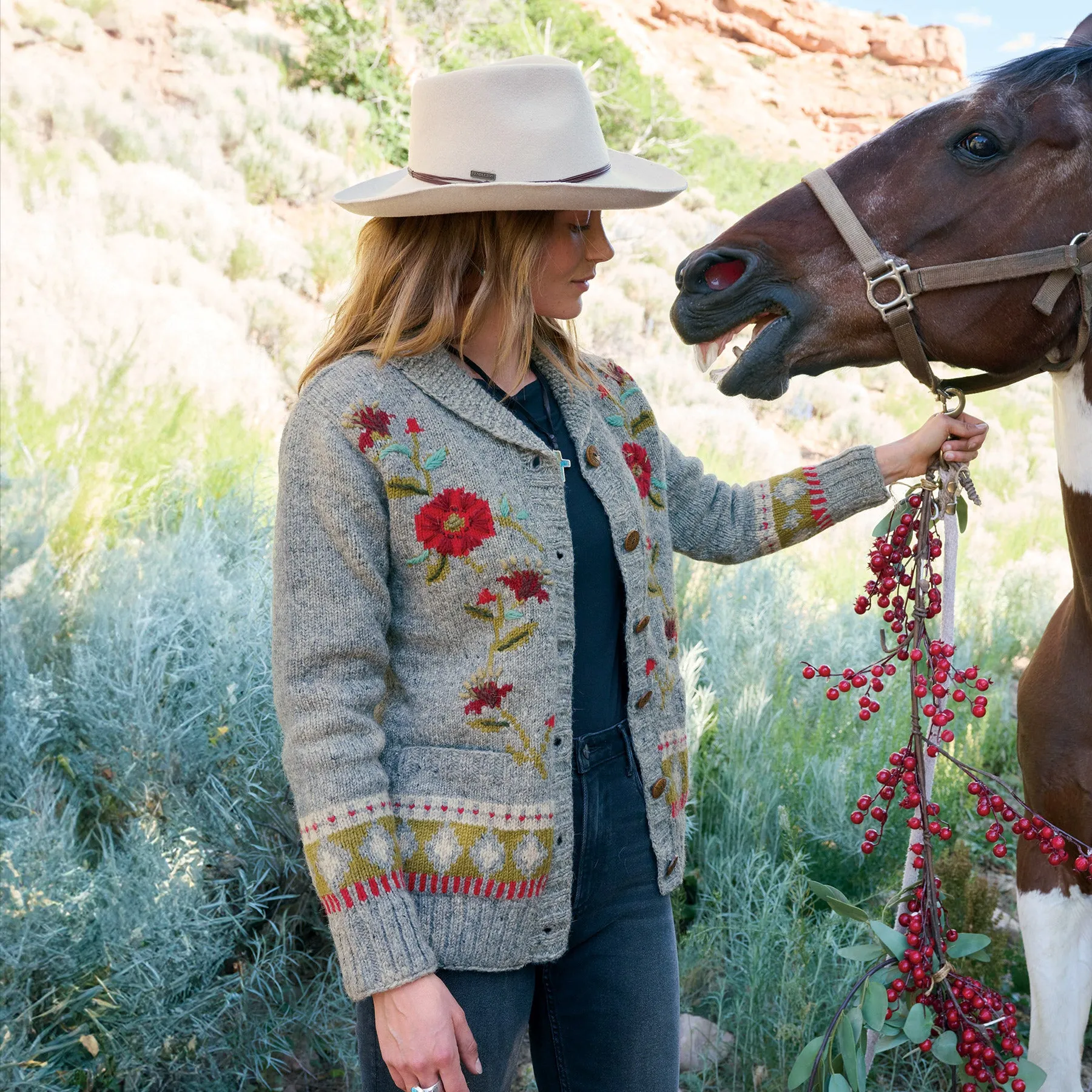 Flowering Vines Cardigan