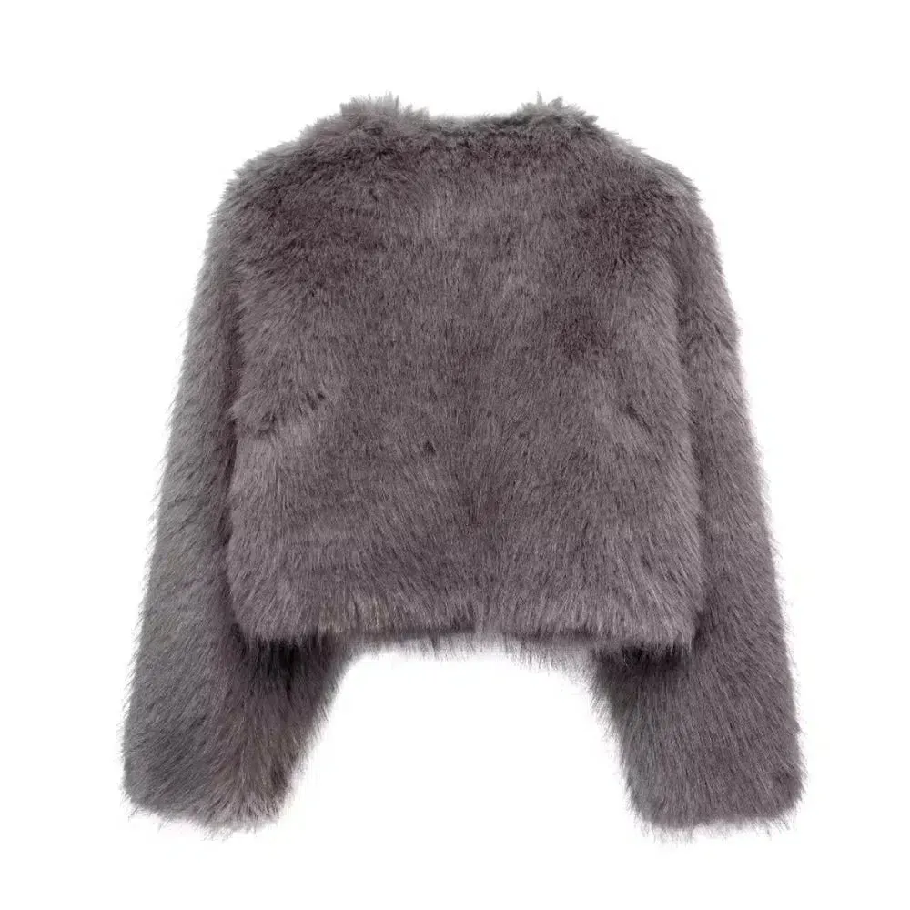 Giuliano – Relaxed fit – Faux fur-effect jacket