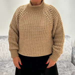 H Beige Wool Sweater