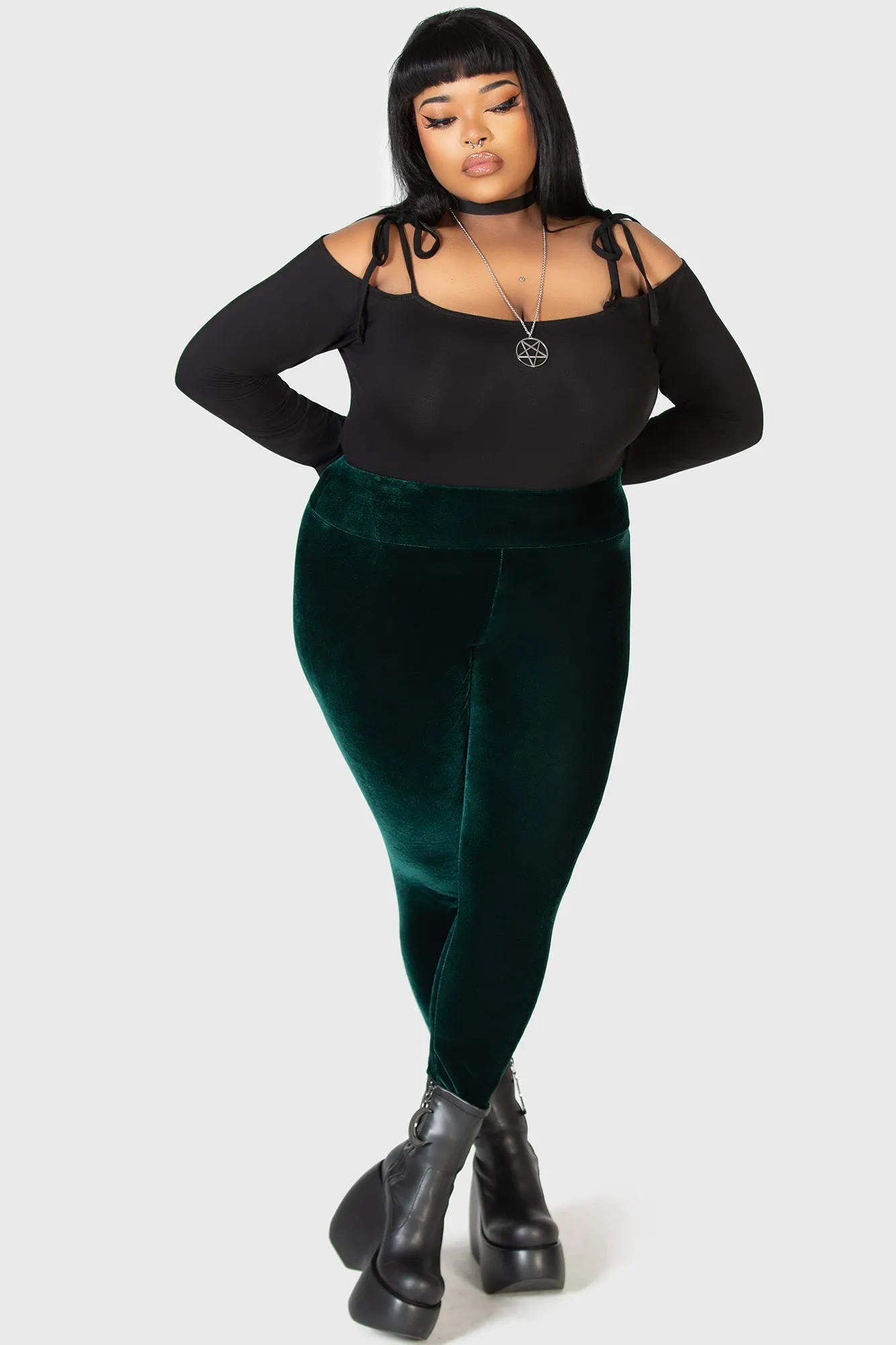 Hematite Leggings [EMERALD]