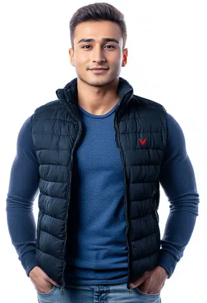 Hinz Luxury Puffer Jacket (Navy)