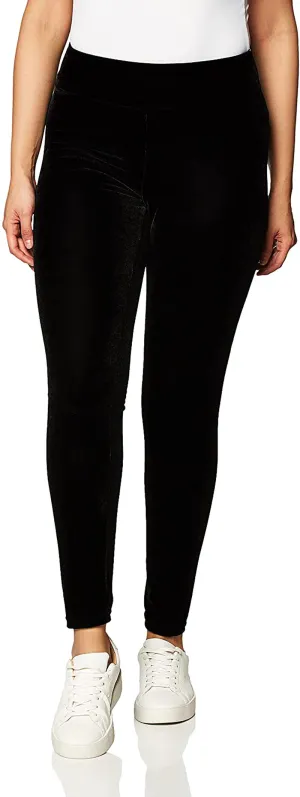 HUE Women's Velvet High Rise Leggings