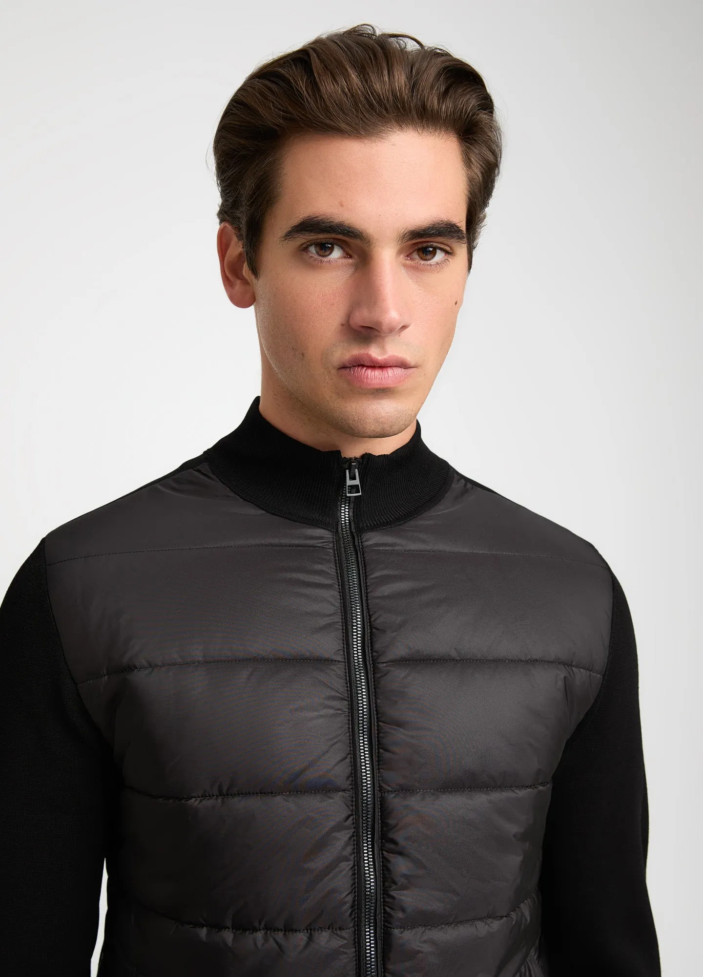 Hybrid Tech Knit Jacket Black