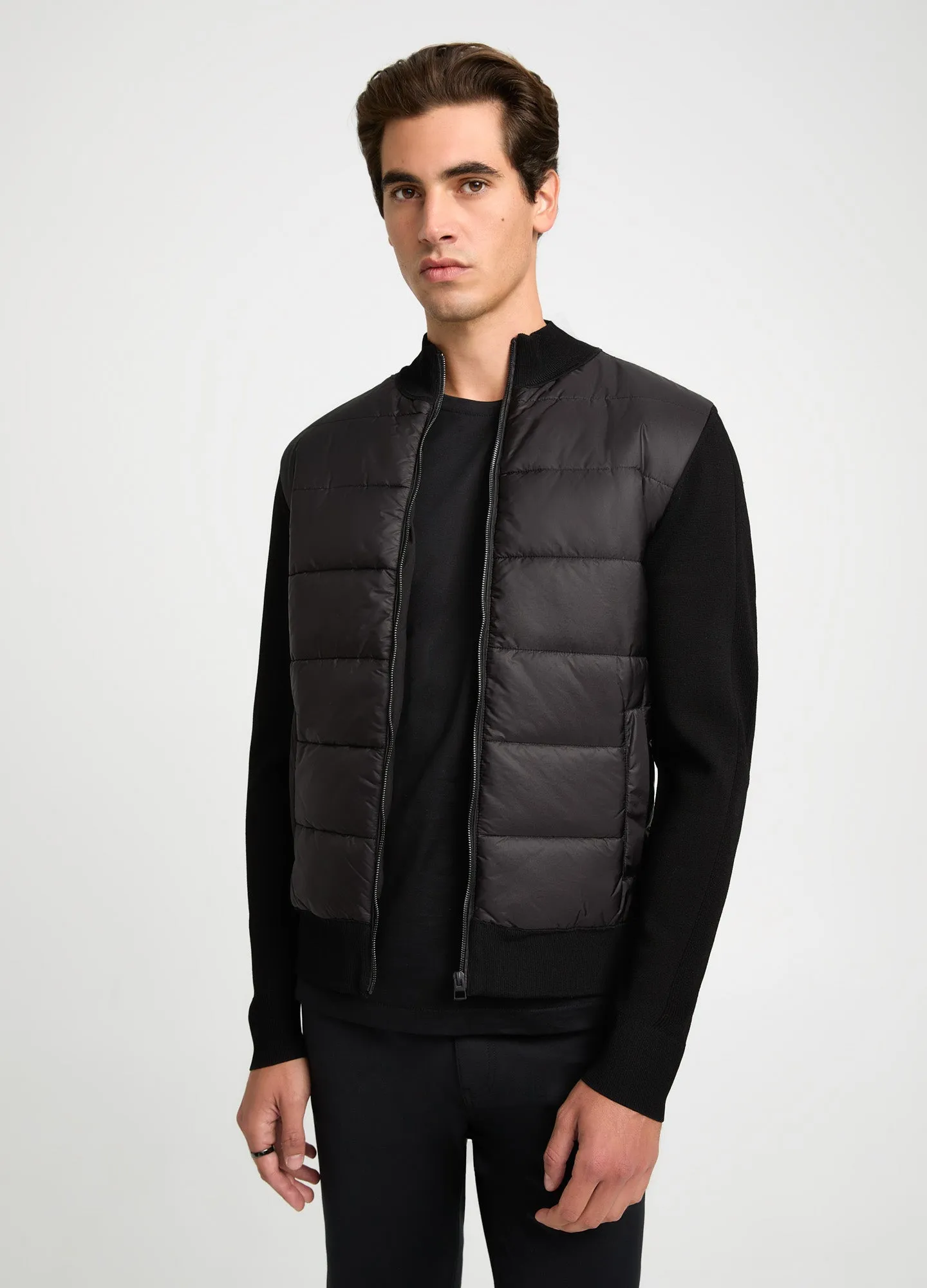 Hybrid Tech Knit Jacket Black