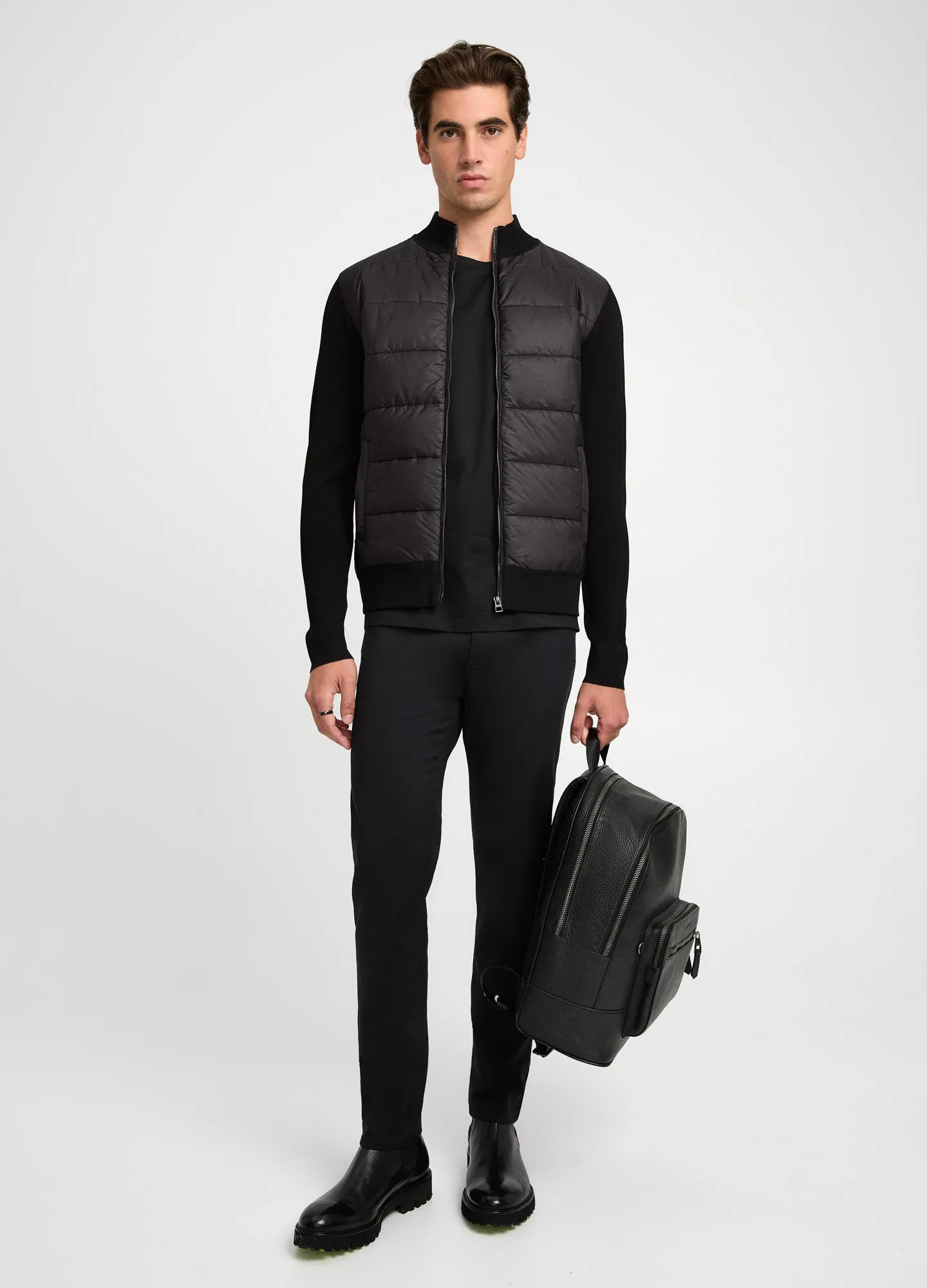 Hybrid Tech Knit Jacket Black