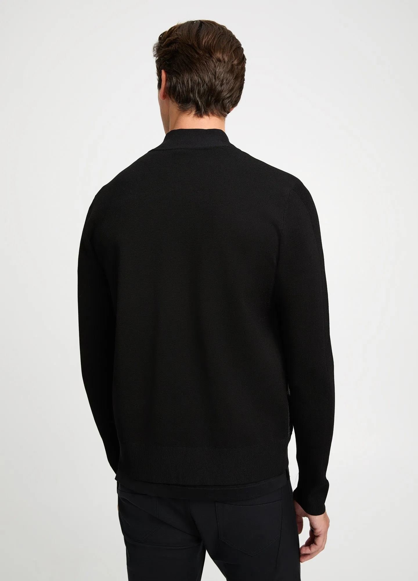 Hybrid Tech Knit Jacket Black