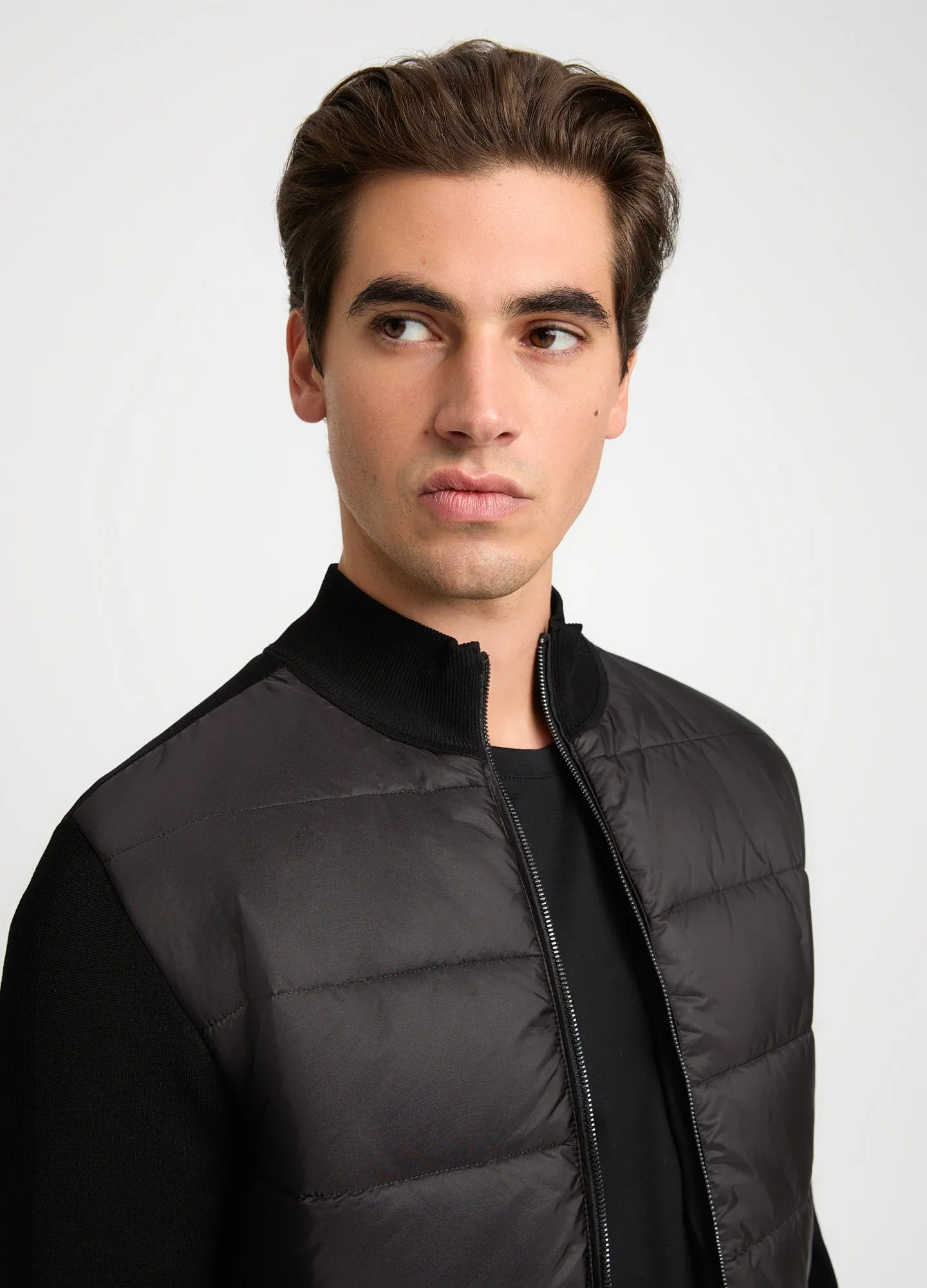 Hybrid Tech Knit Jacket Black