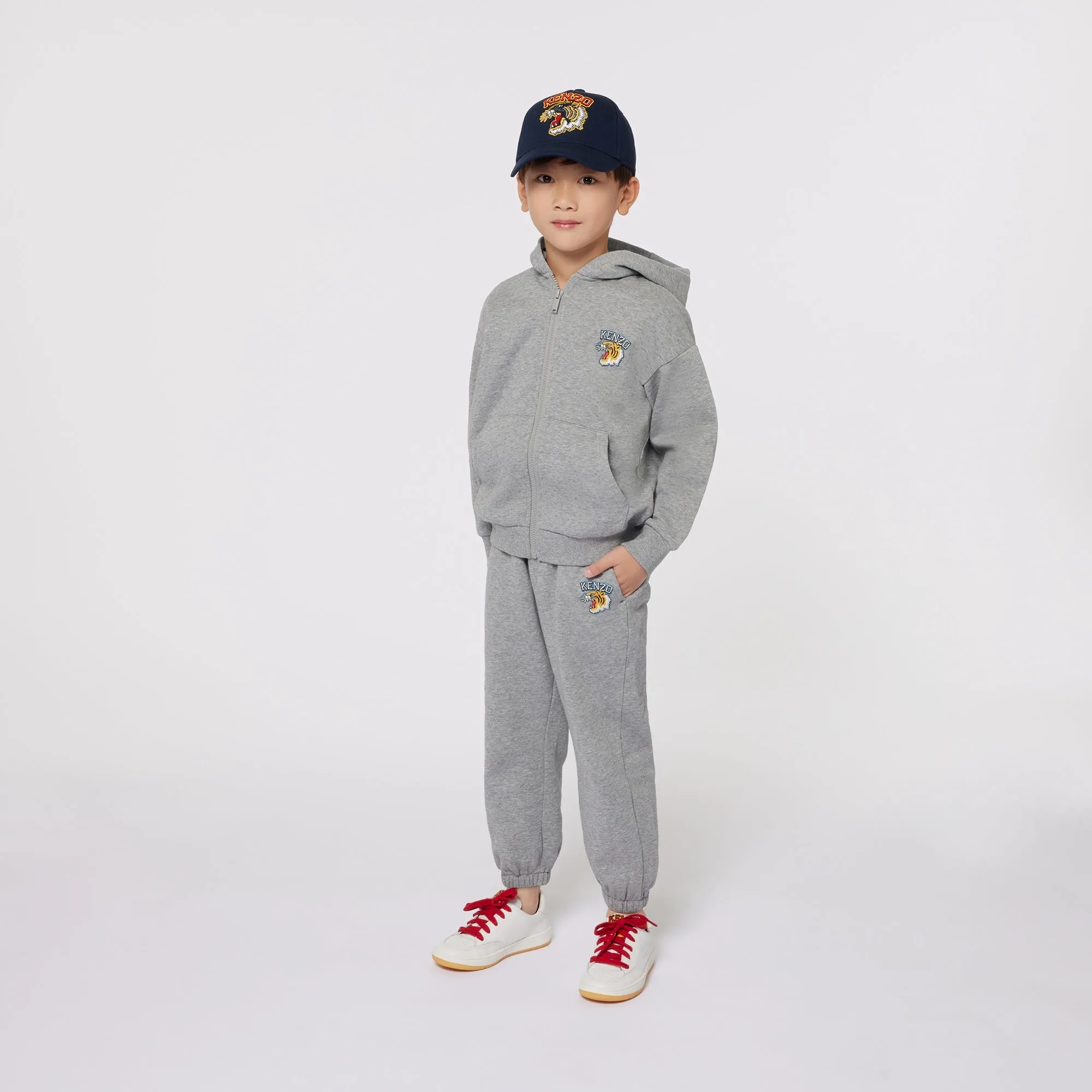 Kenzo Boys Grey Zip Hoodie And Pants Set