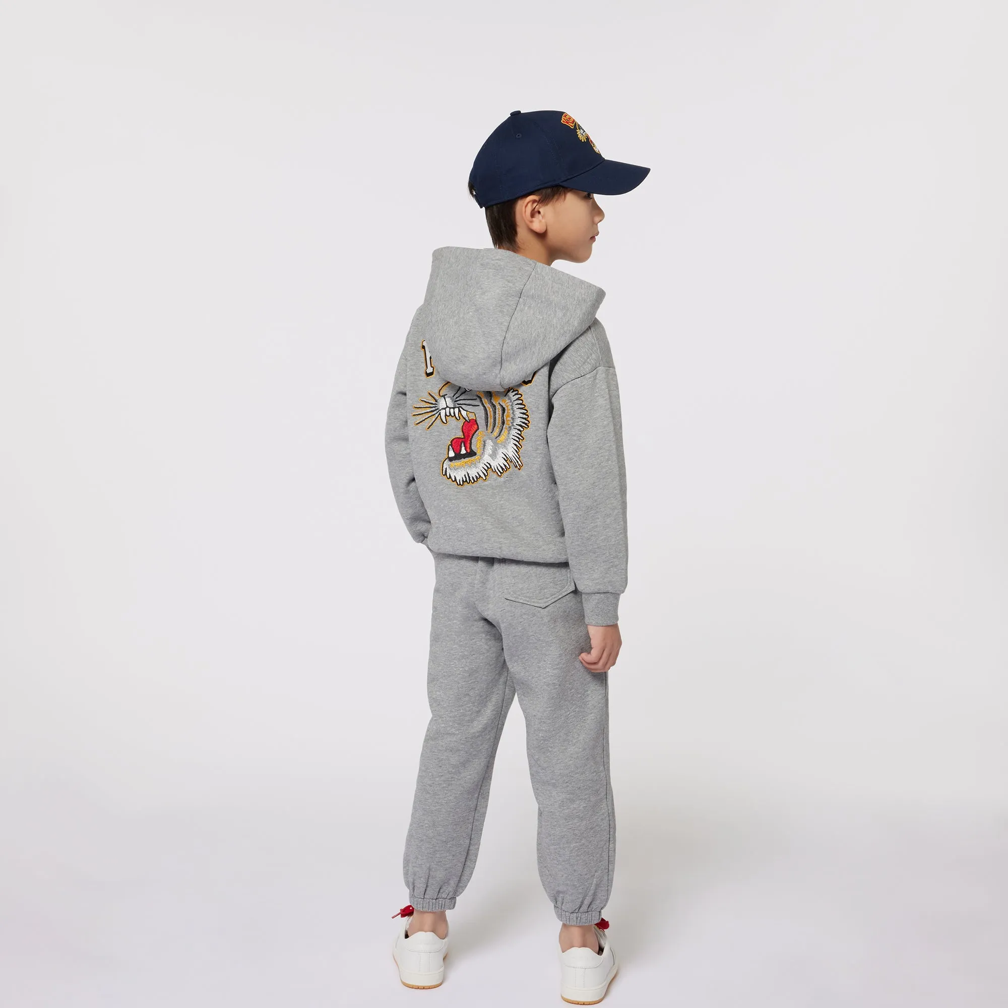 Kenzo Boys Grey Zip Hoodie And Pants Set