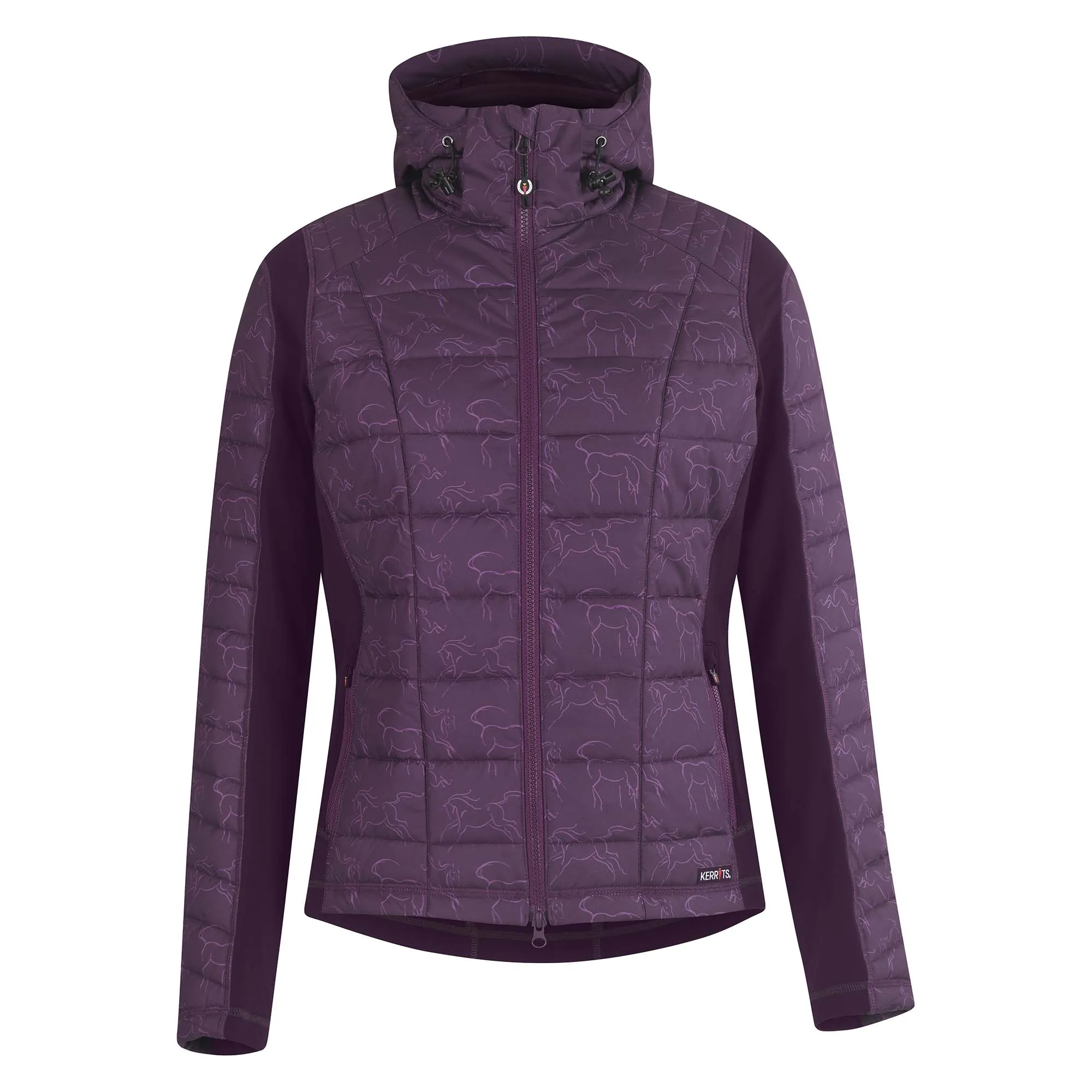 Kerrits Heads Up Winter Whinnies Quilted Jacket