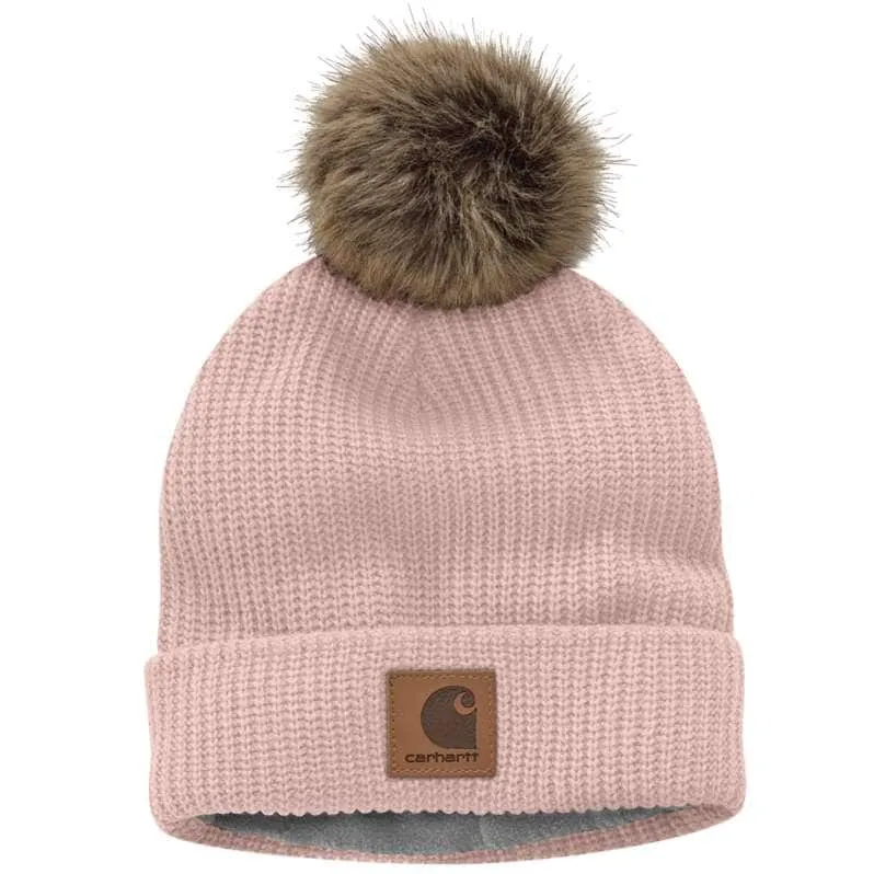 KNIT FLEECE-LINED HAT 104401