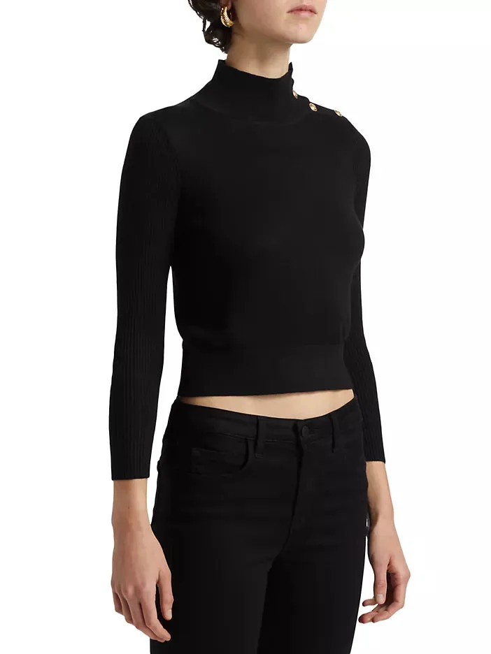 L'AGENCE KAMDYN CROP MOCK NECK