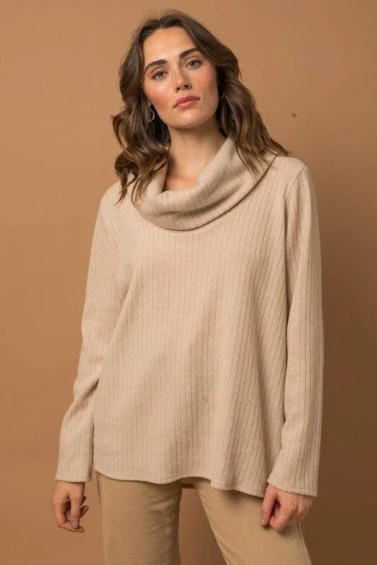 Lala Long Sleeve Turtleneck Top